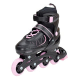 NF7103 A 2w1 BLACK/PINK ROZM. S ŁYŻWOROLKI Z WYM. PŁ. FIGUROWĄ NILS EXTREME