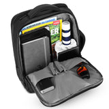 PLECAK DO SAMOLOTU NA LAPTOPA MIEJSKI Z PORTEM USB 15L CZARNY NILS NC4502