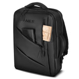 PLECAK DO SAMOLOTU NA LAPTOPA MIEJSKI Z PORTEM USB 15L CZARNY NILS NC4502