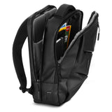 PLECAK DO SAMOLOTU NA LAPTOPA MIEJSKI Z PORTEM USB 15L CZARNY NILS NC4502