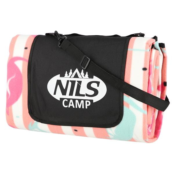 KOC PIKNIKOWY NC2313 FLAMINGI  200×200cm PE + ALU NILS CAMP