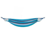 NC9004 NIEBIESKI-CIEMNO NIEBIESKI HAMAK Z DREWNIANĄ BELKA 70CM I METALOWYM UCHWYTEM  NILS CAMP