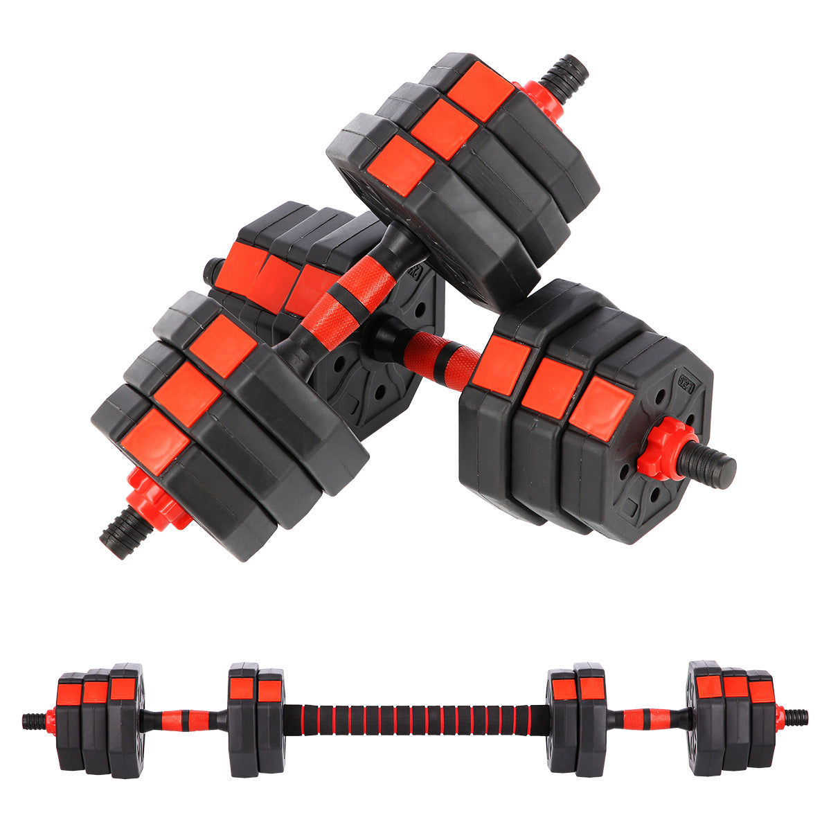 SGD SET20 ZESTAW SZTANGA HANTLE REGULOWANE + GRYFY 20KG