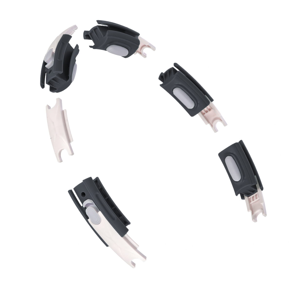 ZESTAW HULA HOP MAGNETYCZNY BLACK Z LICZNIKIEM HMS HHM15 + PAS WYSZCZUPLAJĄCY RED BR163
