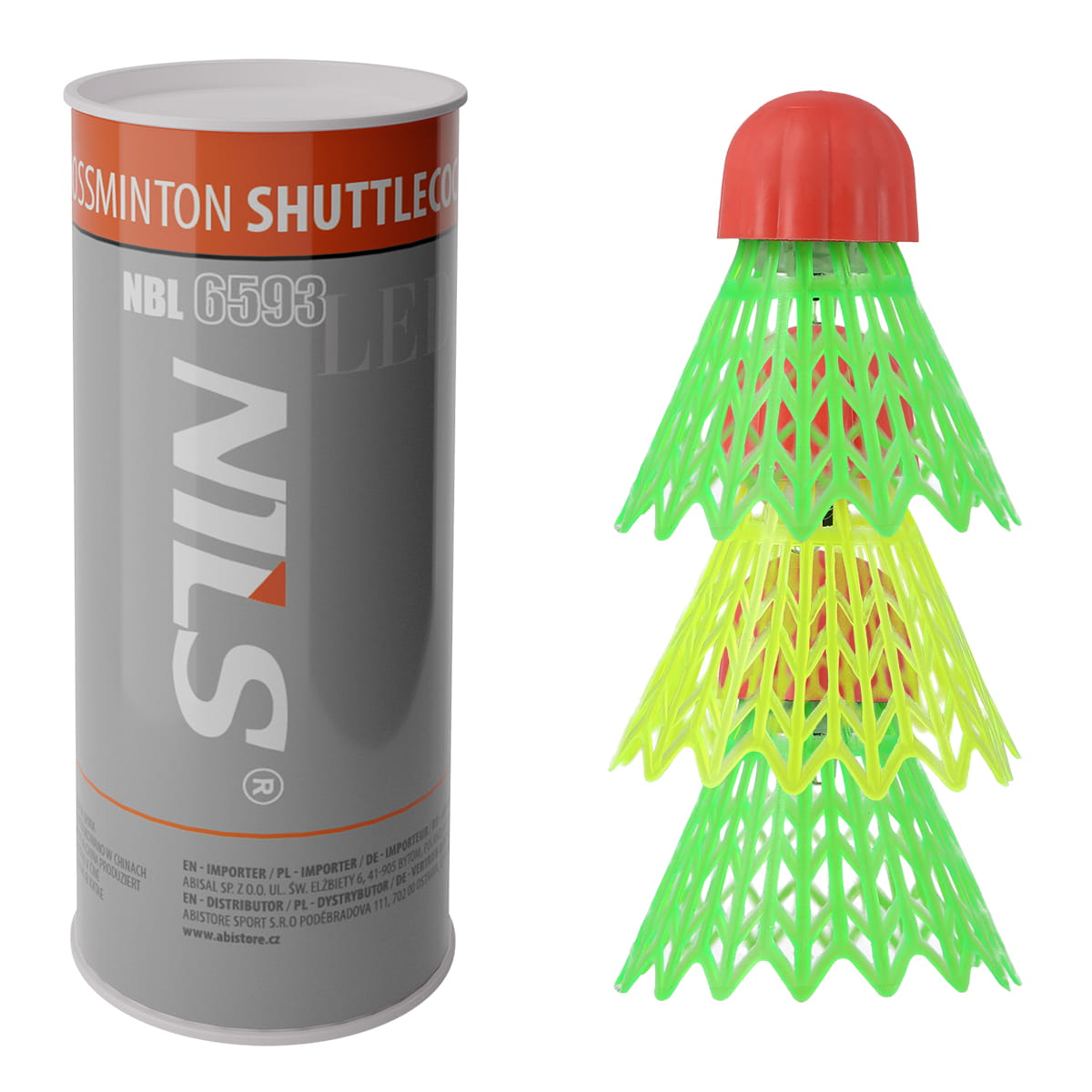 LOTKI NYLON LED DO CROSSMINTONA 3 SZT. NILS NBL6593