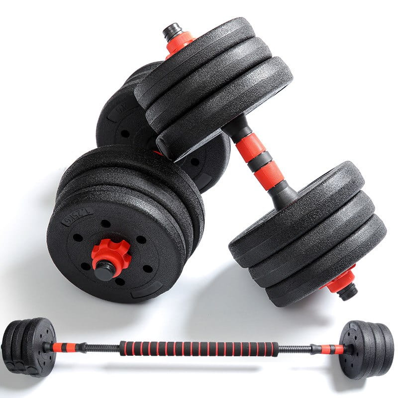 AD SET20 - ZESTAW REGULOWANYCH HANTLI + SZTANGA = 20KG