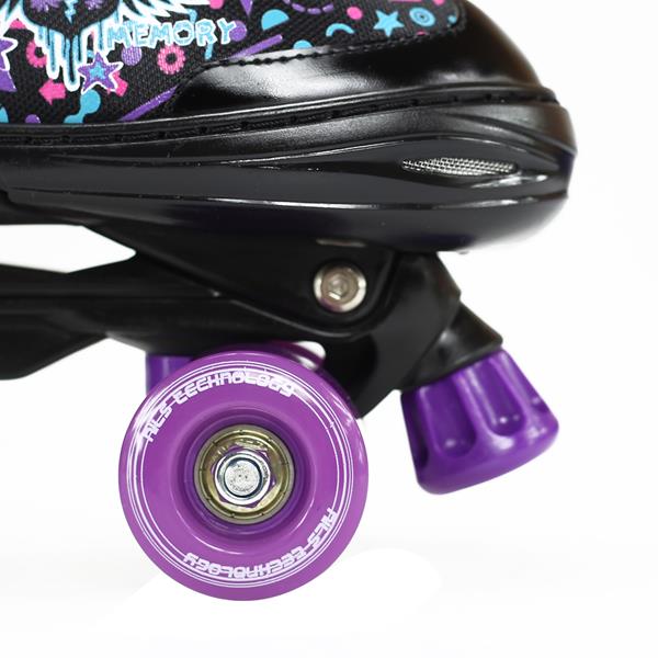 NQ4411 A CZARNO-PURPUROWY ROZM. S (30-33)  WROTKI NILS EXTREME