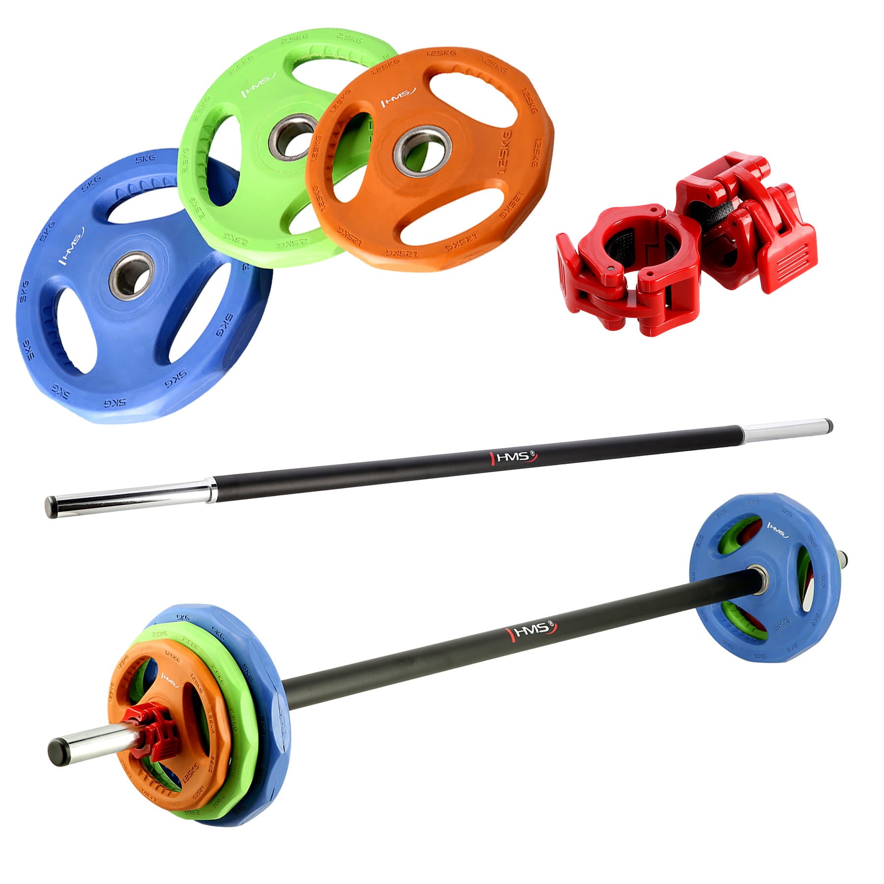 Zestaw Sztang SBP22 10x20 kg + Stojak STR40 – wytrzymałość i komfort treningu