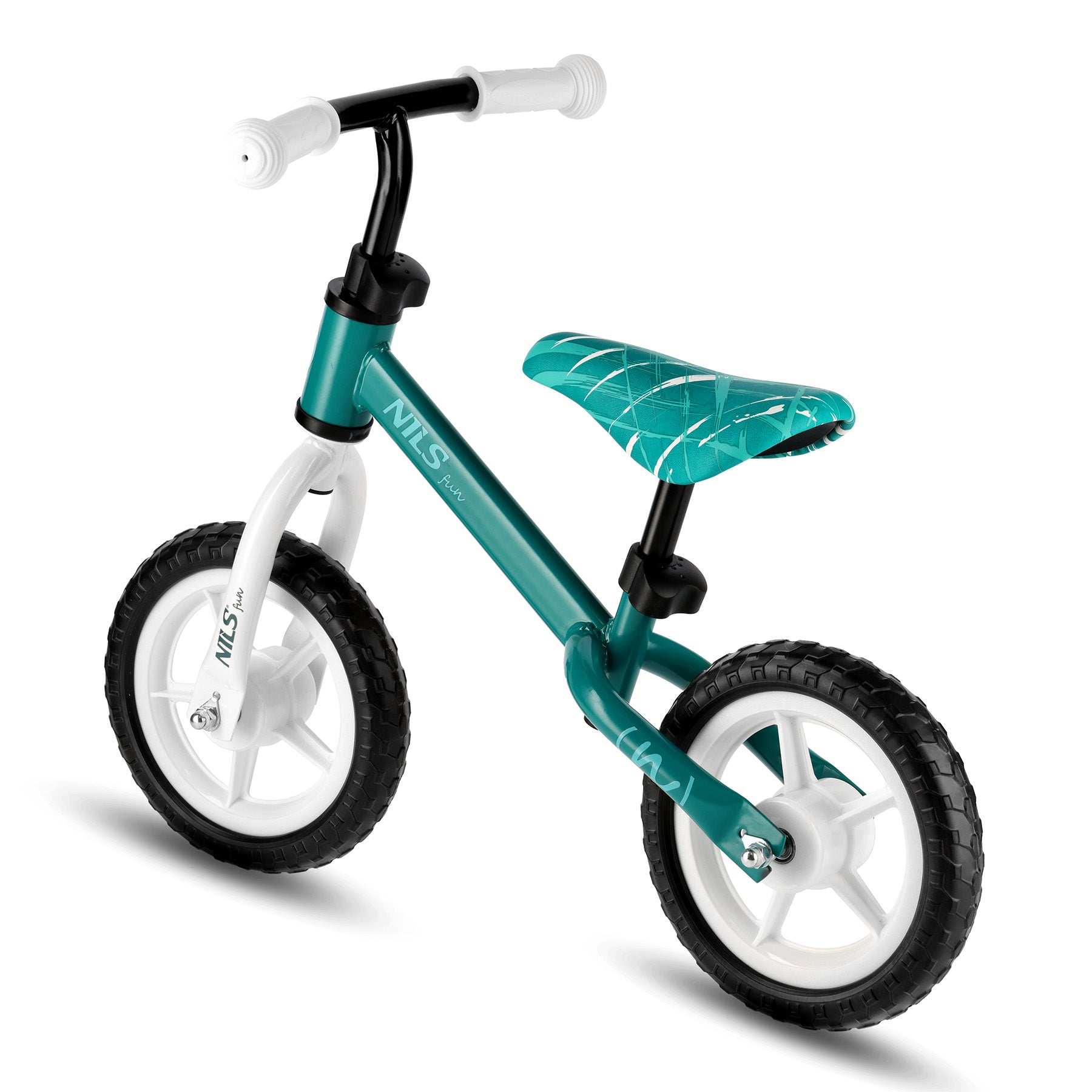 ROWEREK BIEGOWY ZIELONY KOŁA 10'' NILS FUN  RB134