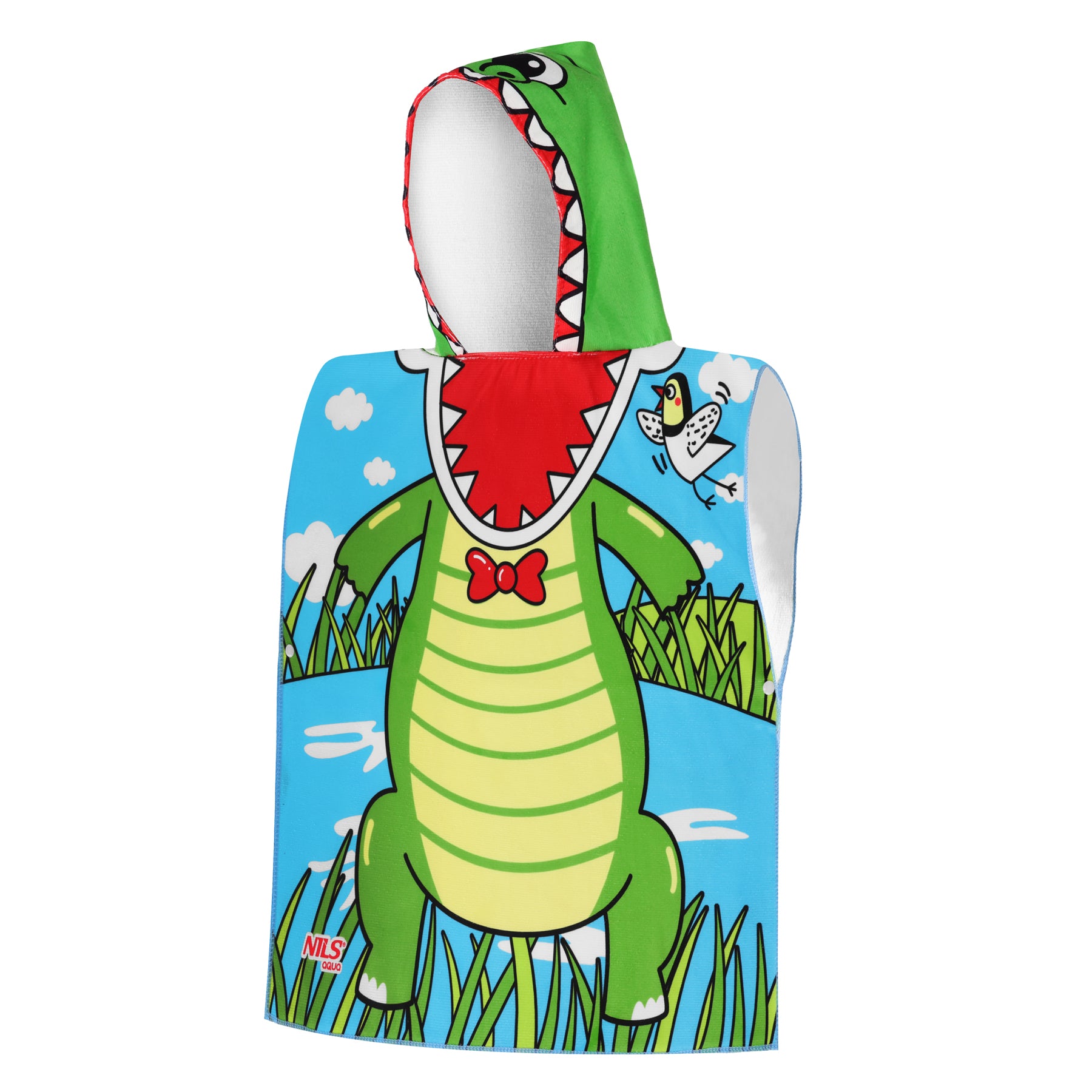 RĘCZNIK PONCZO CROCODILE NILS AQUA NAR20