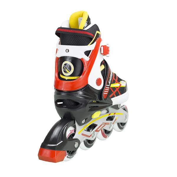 NA1160 A CZARNO-CZERWONE ŁYŻWOROLKI NILS EXTREME