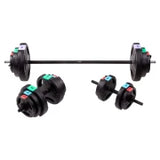 SGSP60 SET (3 CZĘŚCI) SZTANGA I SZTANGIELKI KOMPOZYT HMS