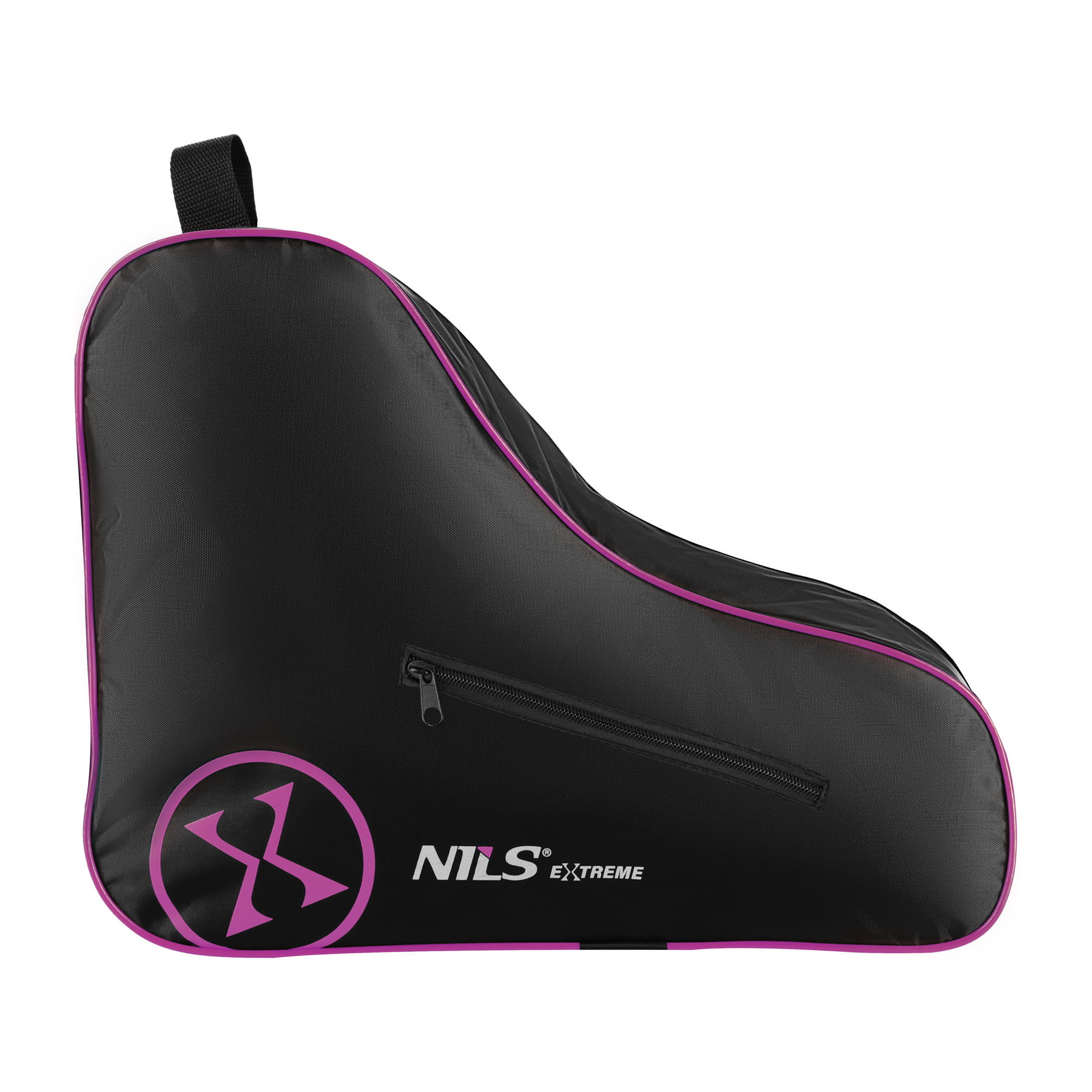 TORBA Z ZAMKIEM NA ŁYŻWOROLKI RÓŻOWA ONE SIZE  NILS EXTREME  TS306