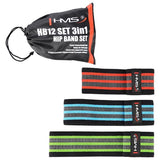 SET 3w1 GUMY DO ĆWICZEŃ HMS HB12  OUTLET