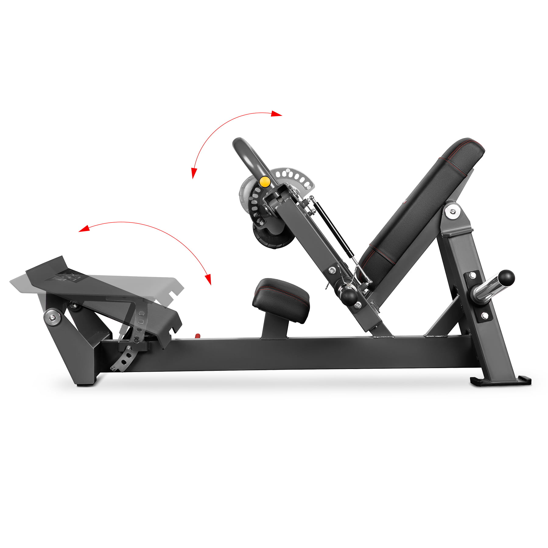 MASZYNA DO ĆWICZEŃ MIĘŚNI POŚLADKÓW HIP THRUST Z WOLNYM CIĘŻAREM COMMERCIAL HMS MHT01