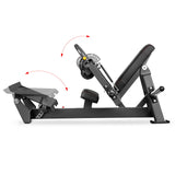 MASZYNA DO ĆWICZEŃ MIĘŚNI POŚLADKÓW HIP THRUST Z WOLNYM CIĘŻAREM COMMERCIAL HMS MHT01