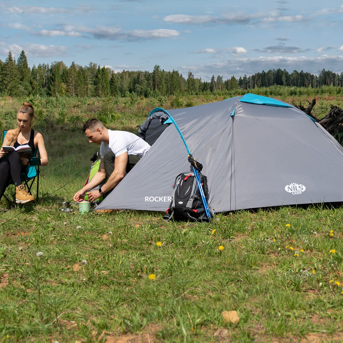 Namiot kempingowy NILS CAMP NC6013 Rocker 3-osobowy