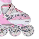 NF10927 A 2w1 PINK ŁYŻWOROLKI Z WYM. PŁ. FIGUROWĄ NILS EXTREME