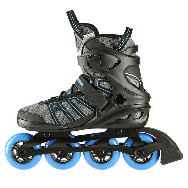 NA14217 CZARNO-NIEBIESKI ROLKI NILS EXTREME