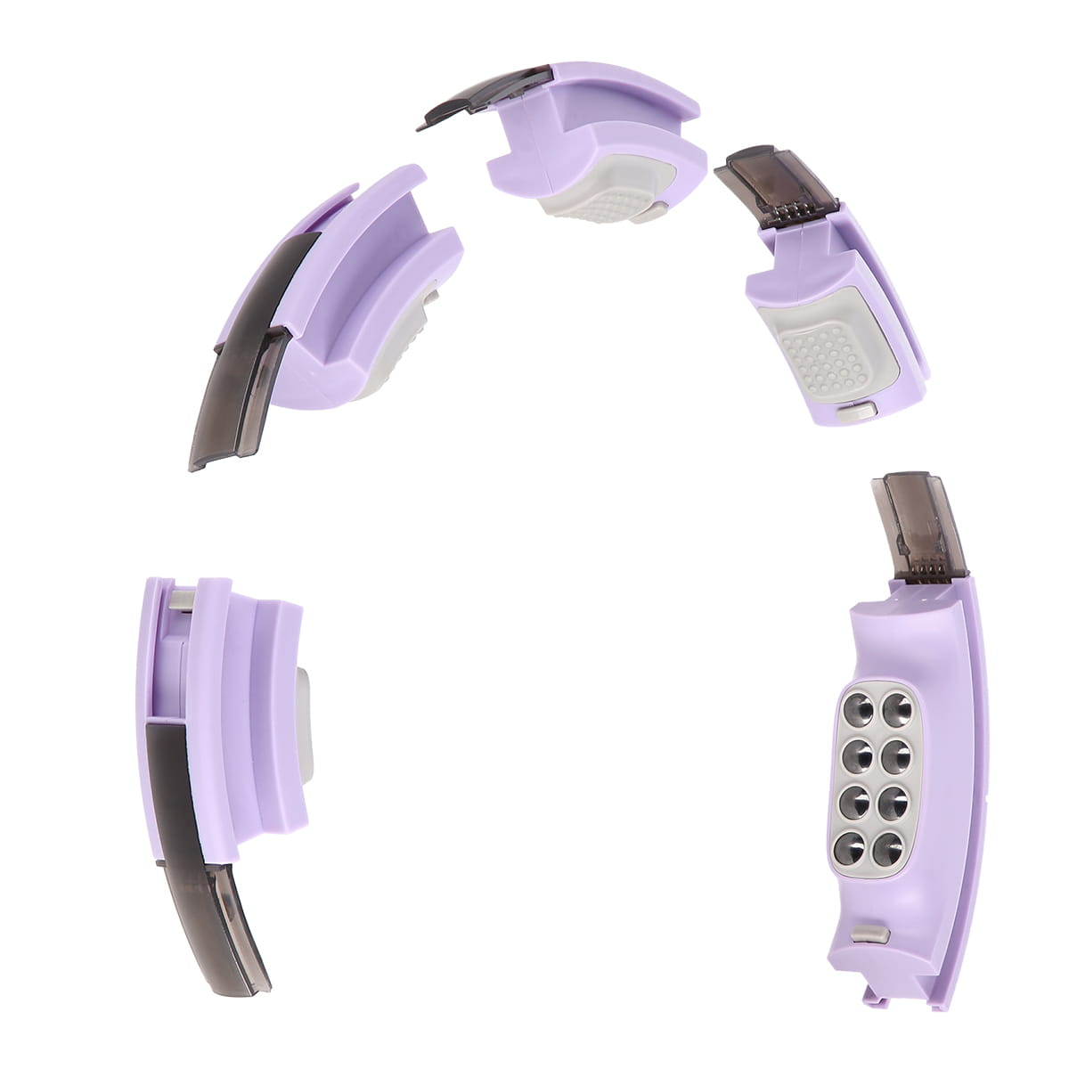 ZESTAW HULA HOP MAGNETYCZNY VIOLET HHM13 Z LICZNIKIEM HMS + PAS WYSZCZUPLAJĄCY BR163