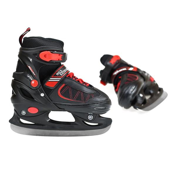 NH7103 A BLACK/RED ROZM. L ŁYŻWY HOKEJOWE NILS EXTREME