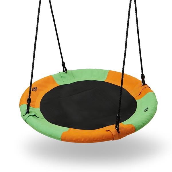 BOCIANIE GNIAZDO HUŚTAWKA NB5003 ORANGE-GREEN ŚR.90 CM NILS CAMP