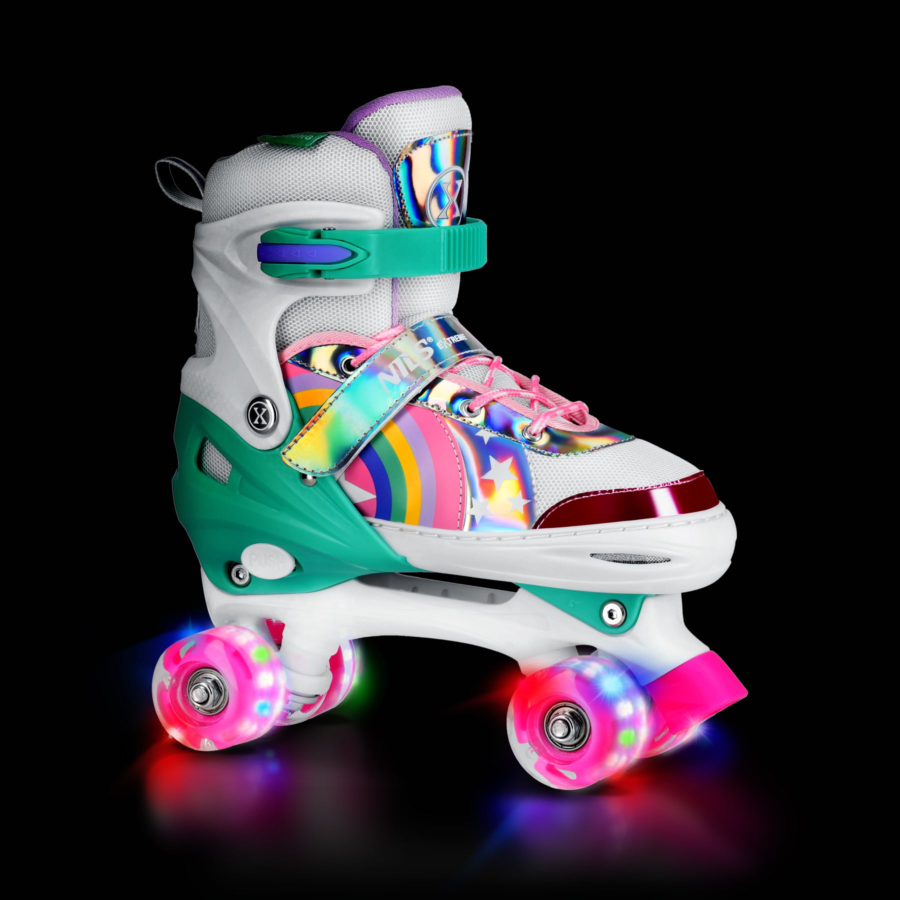 LED WROTKI RAINBOW ROZM. M(35-38) NILS EXTREME NQ0187