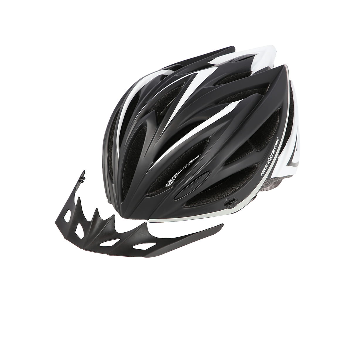 MTW202 CZARNO-BIAŁY KASK NILS EXTREME