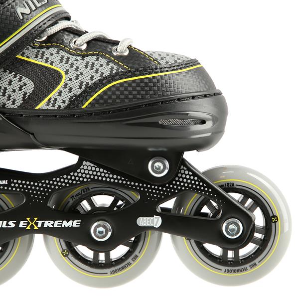 NA14198 CZARNO-ŻÓŁTY  ROLKI NILS EXTREME