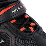 NA9080 CZARNO/CZERWONE ROLKI NILS EXTREME