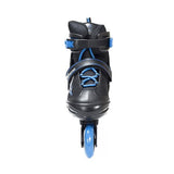 NH7104 A 2w1 BLACK/BLUE ROZM. S ŁYŻWOROLKI Z WYM. PŁ. HOKEJOWĄ NILS EXTREME