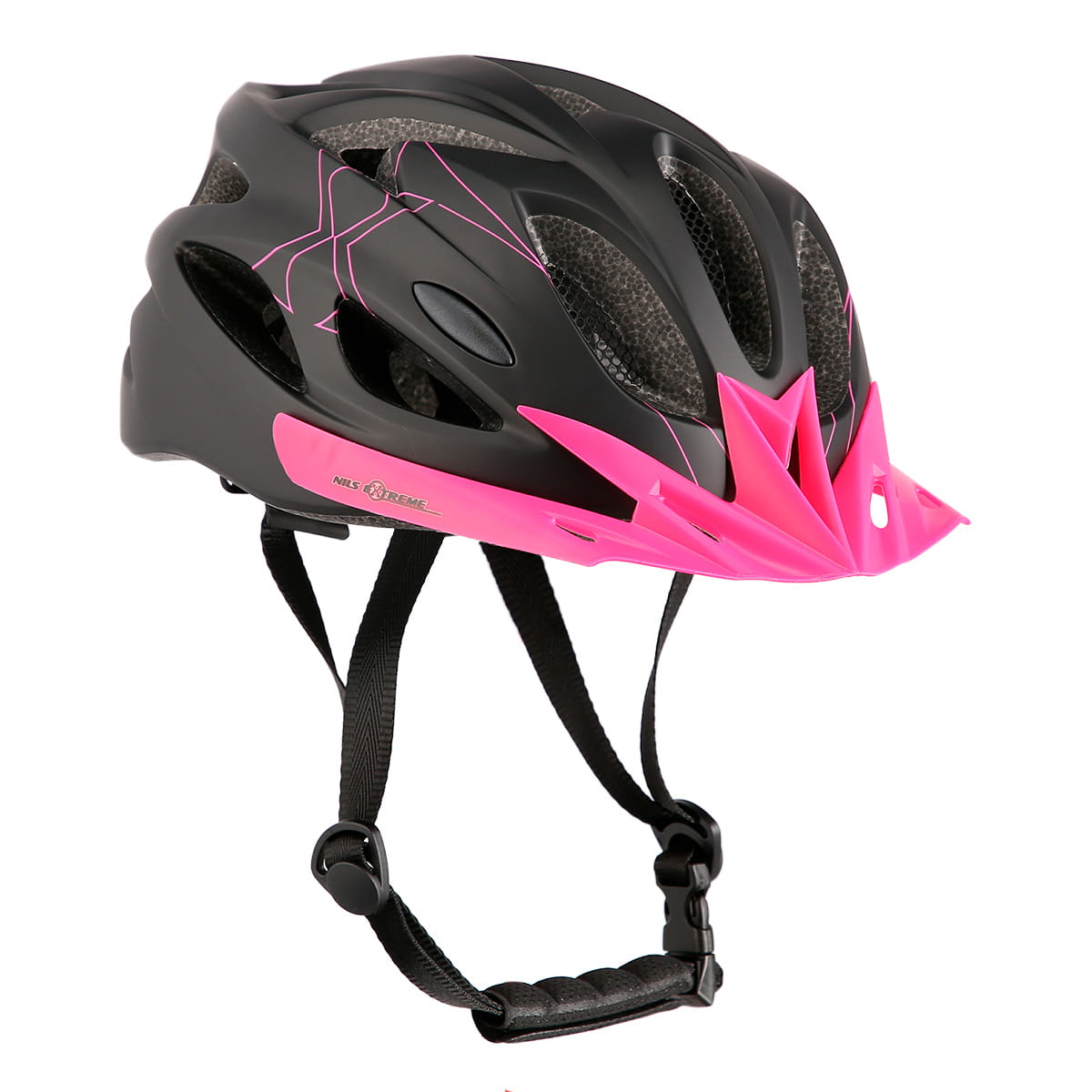 KASK MTW291 CZARNO-RÓŻOWY  NILS EXTREME