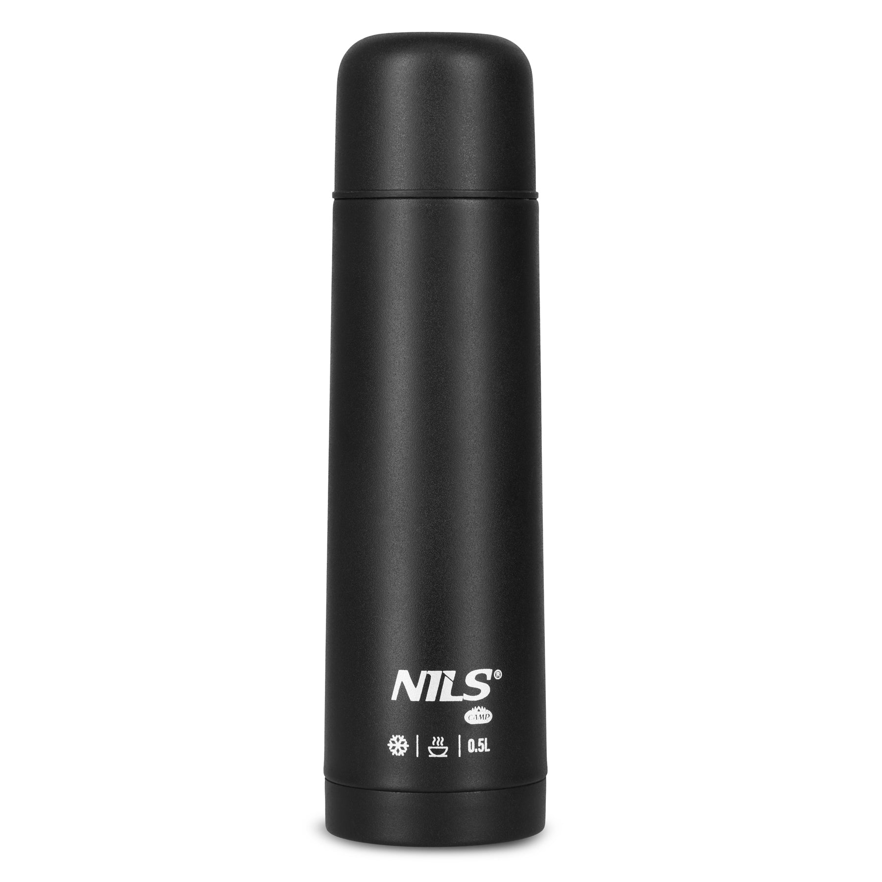 TERMOS TURYSTYCZNY 500 ML CZARNY NILS CAMP  NC3803