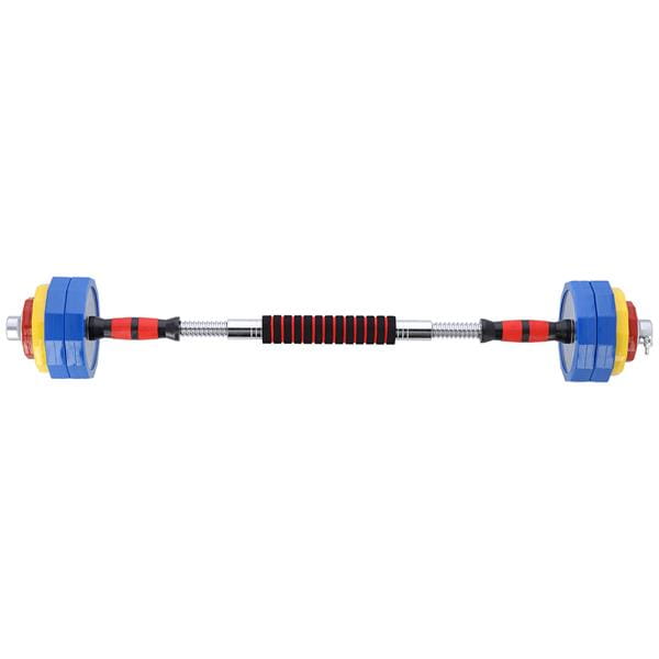 SKCT20 SZTANGIELKI-SZTANGA W WALIZCE KOLOROWE  2x10KG HMS