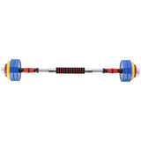 SKCT20 SZTANGIELKI-SZTANGA W WALIZCE KOLOROWE  2x10KG HMS