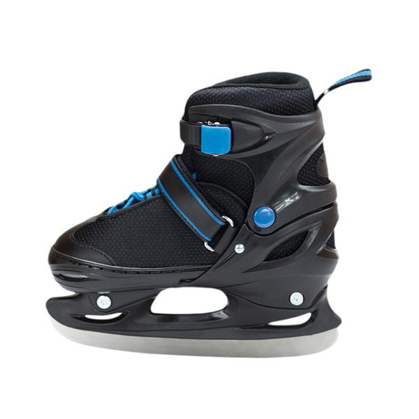 NH7104 A 2w1 BLACK/BLUE ROZM. S ŁYŻWOROLKI Z WYM. PŁ. HOKEJOWĄ NILS EXTREME