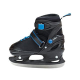 NH7104 A 2w1 BLACK/BLUE ROZM. S ŁYŻWOROLKI Z WYM. PŁ. HOKEJOWĄ NILS EXTREME