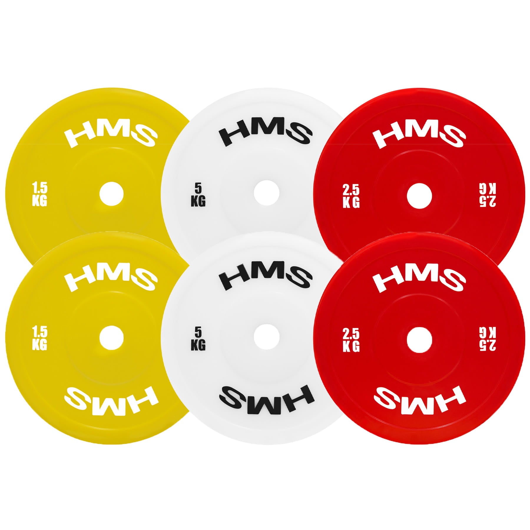 TALERZ OLIMPIJSKI WHITE TECHNICZNY PE 2 x 5.0 KG HMS TPP05