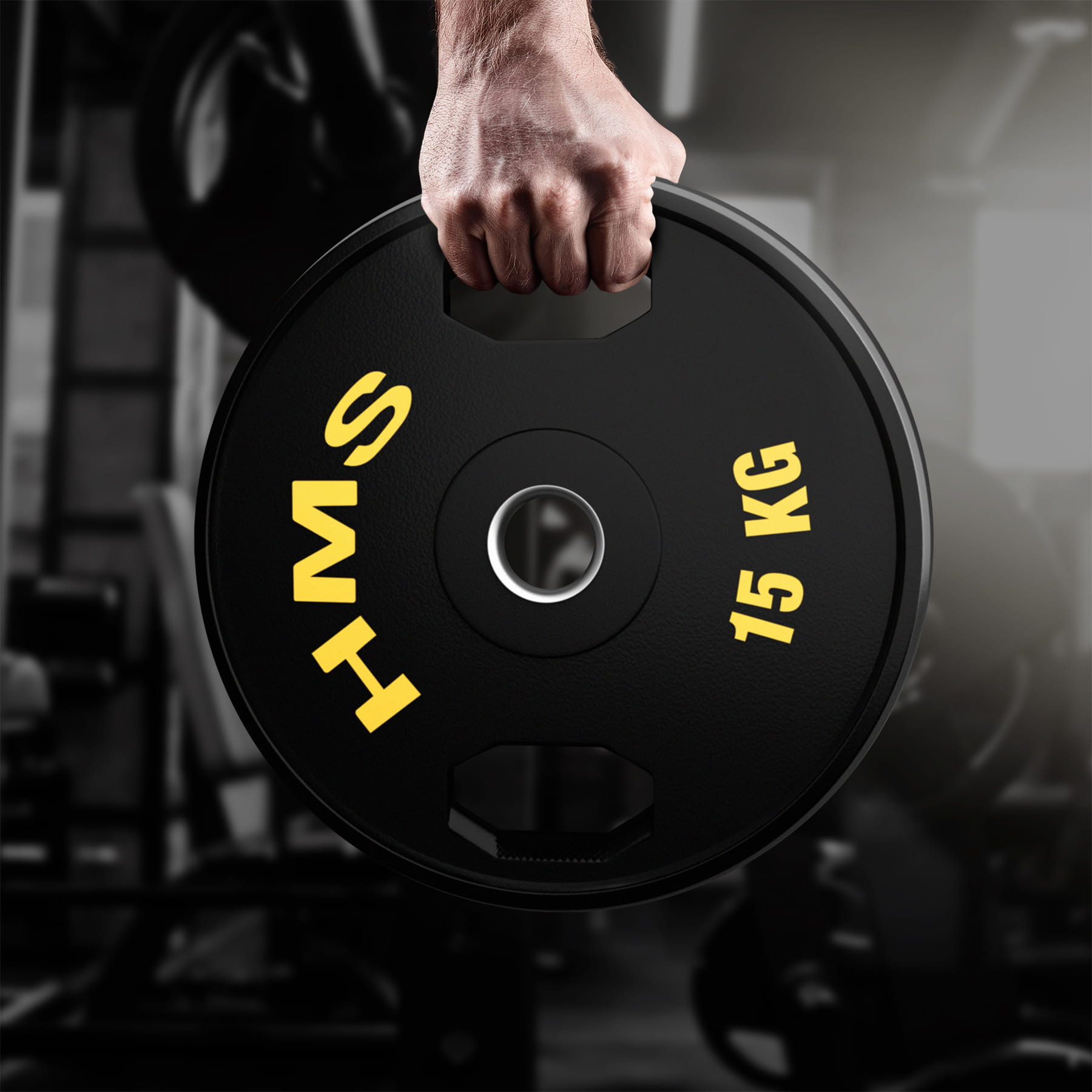 TALERZ OLIMPIJSKI OGUMOWANY 2 x 15 KG HMS TOG15