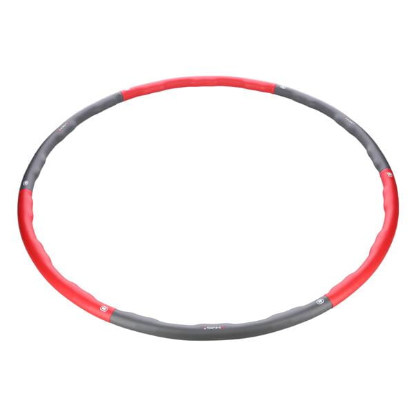 HULA HOP 1,2KG 100CM HMS HHP002 RED-GREY