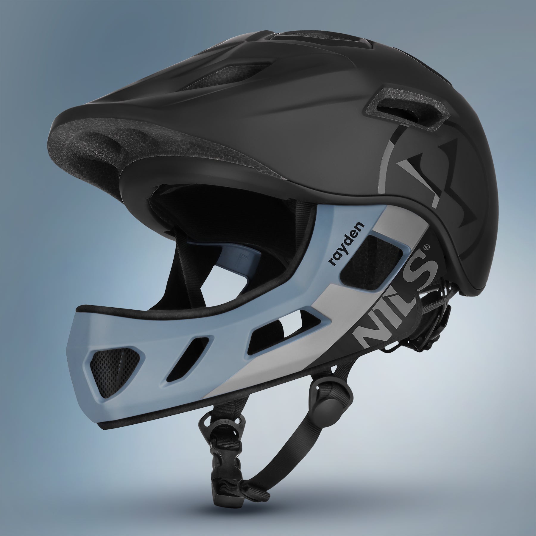 KASK FULL FACE Z ODPINANĄ SZCZĘKĄ RAYDEN XS(48-53CM) NILS EXTREME MT401