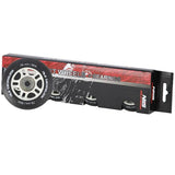 ZESTAW PU 76x24 82A CZARNE MATOWE (4 szt.) + ABEC-9 (8 szt.) NILS EXTREME