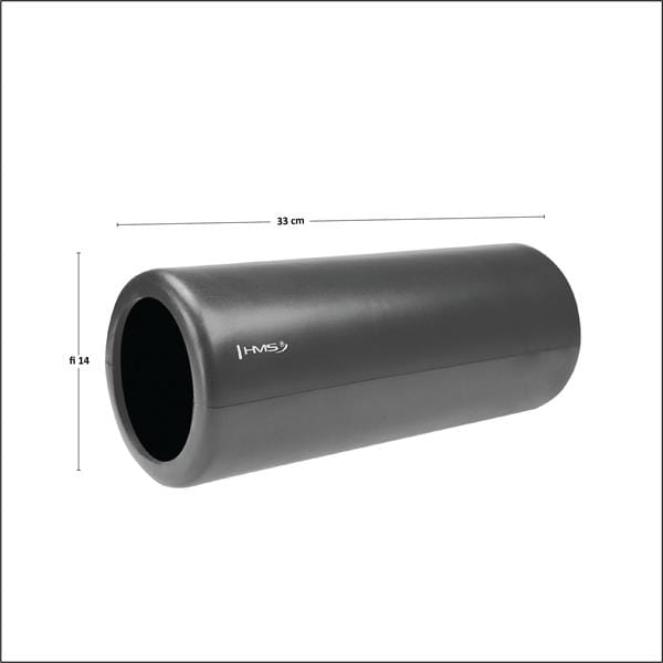 WAŁEK/ROLLER FITNESS GRAPHITE/BLACK 33CM HMS FS111