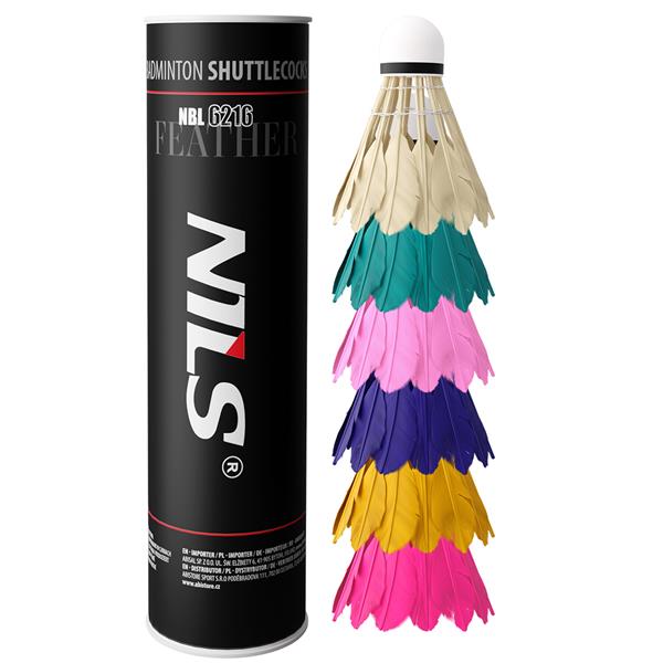 LOTKI Z PIÓR NBL6216 MULTICOLOR 6 SZT. NILS