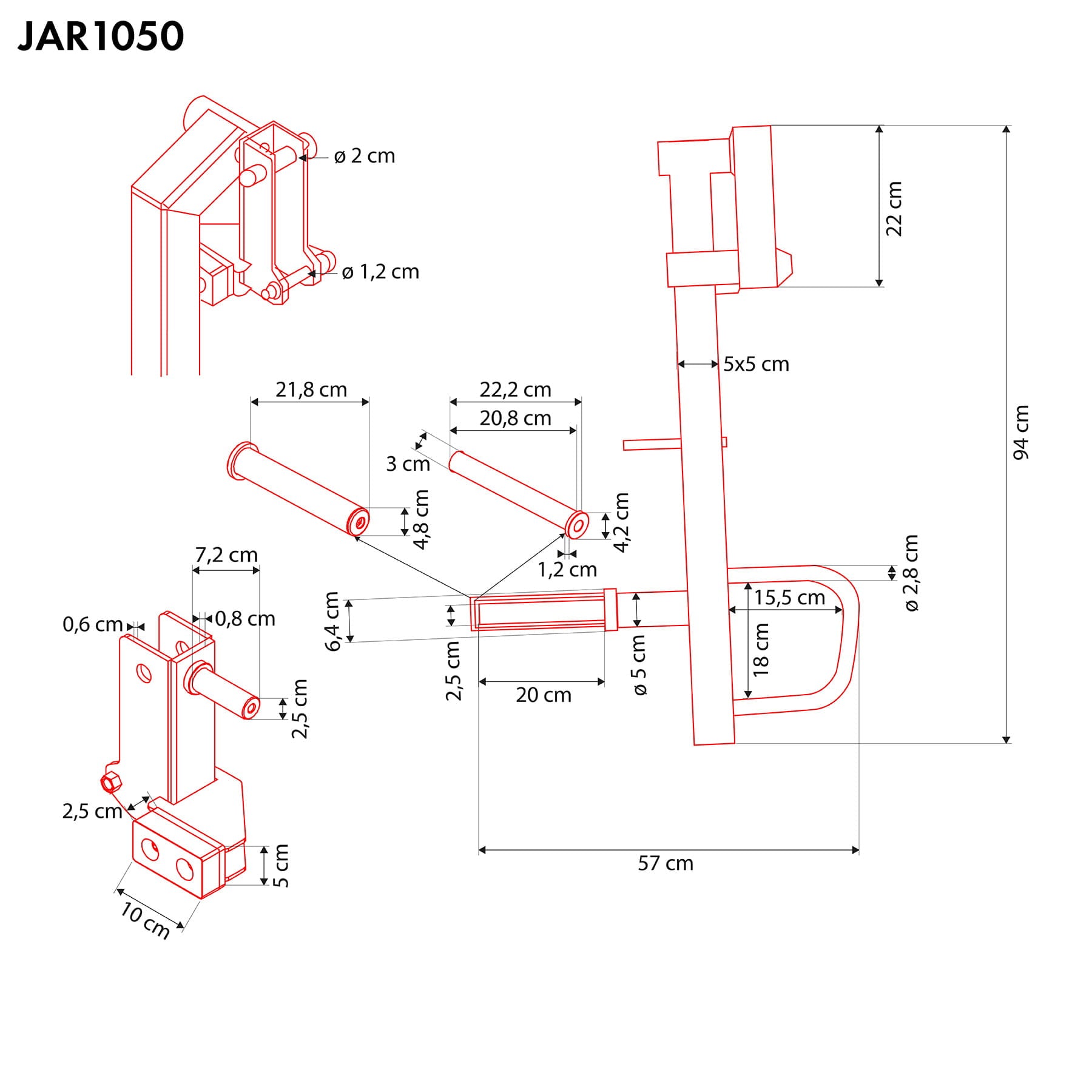 RAMIONA DO WYCISKANIA JAMMER ARMS HMS JAR1050