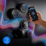 TARCZA BOKSERSKA LED BLUETOOTH Z MUZYKĄ HMS TB30 + RĘKAWICE