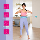 HULA HOP Z OBCIĄŻNIKIEM I LICZNIKIEM FH06 BLUE
