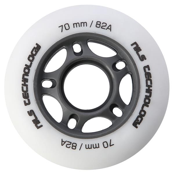 KÓŁKA PU 70x24 82A BIAŁE MATOWE (4 szt.) NILS EXTREME
