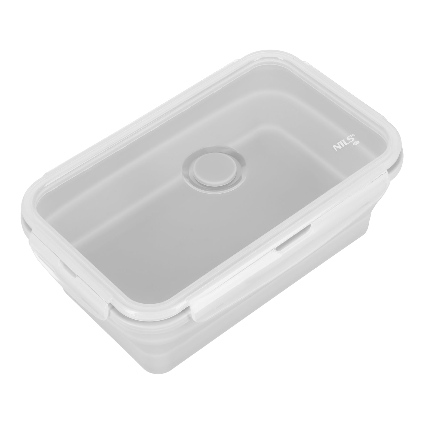 POJEMNIK/LUNCH BOX  SKŁADANY SZARY 1200ML NILS CAMP NC4105