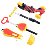 HULAJNOGA DZIECIĘCA NILS FUN HLB07 4w1 BLACK-YELLOW-RED